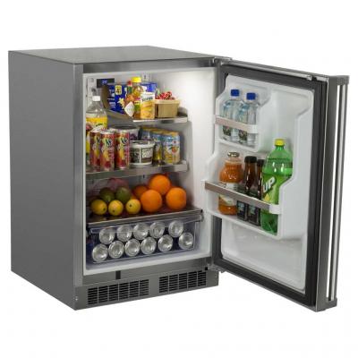 24" Marvel Outdoor Refrigerator with Door Storage - MO24RAS2LS