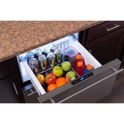 Marvel 5.0 Cu. Ft. Stainless Steel Outdoor Under Counter Refrigerator  Drawers