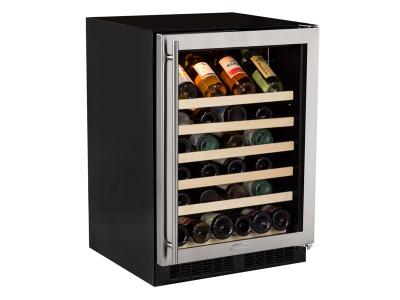 24" Marvel Standard Efficiency Single Zone Wine Refrigerator - ML24WSG0RS