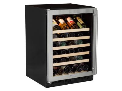 24" Marvel Standard Efficiency Single Zone Wine Refrigerator - ML24WSG0LS