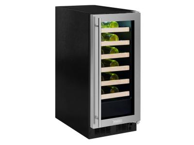 15" Marvel High Efficiency Single Zone Wine Refrigerator - ML15WSG2LB