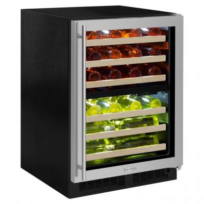 24" Marvel High Efficiency Dual Zone Wine Refrigerator -ML24WDG3LS