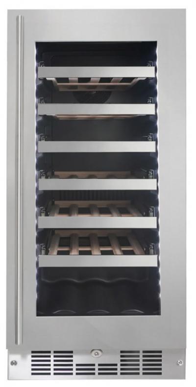 15" Silhouette Built-in Column 27 Bottles Wine Cooler - SPRWC031D1SS