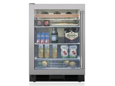 24" SubZero Under Counter Beverage Center Stainless Door - UC-24BG/S/TH-LH