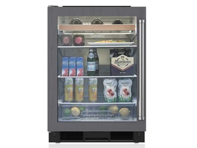 24" SubZero Built-in Undercounter Beverage Center - UC-24BG/O-LH