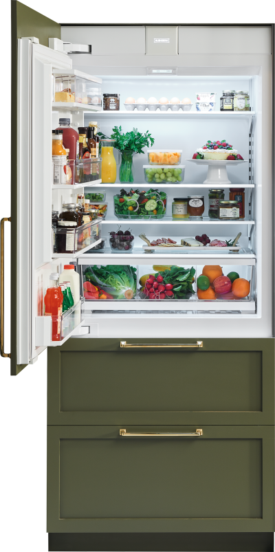 36"  Sub-Zero Integrated Over-and-under Refrigerator/freezer With Ice Maker - IT-36CI-LH