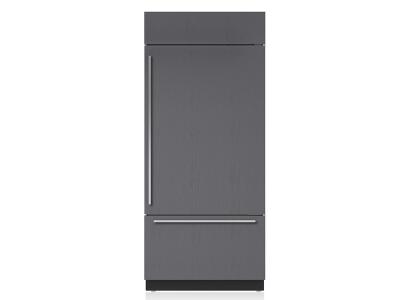 36" SUBZERO  Built-In Over-and-Under Refrigerator/Freezer with Internal Dispenser - Panel Ready - BI-36UID/O-RH