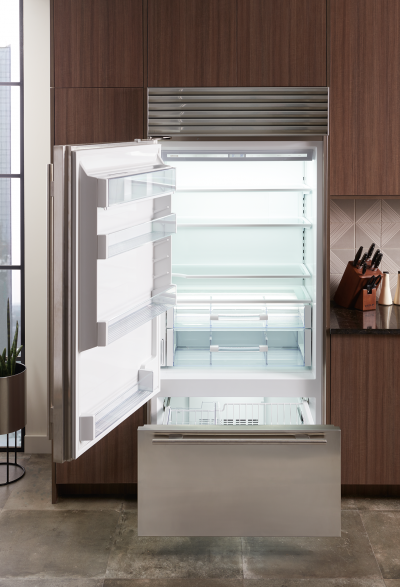 30 inch Bottom Mount Built-in Refrigerator Panel Ready with ice maker &  internal water dispenser