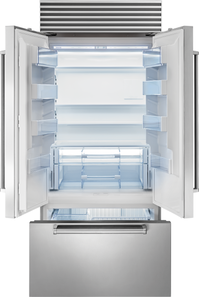 36" SUBZERO Built-In French Door Refrigerator/Freezer with Internal Dispenser - BI-36UFDID/S/TH