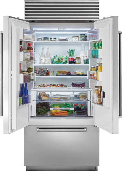 36" SUBZERO Built-In French Door Refrigerator/Freezer with Internal Dispenser - Panel Ready - BI-36UFDID/O