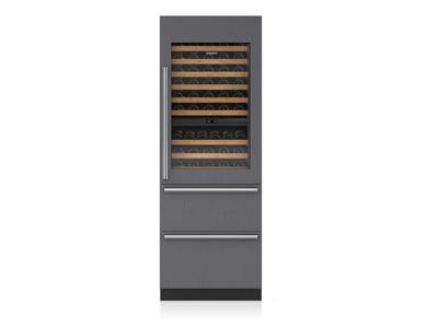 30" SUBZERO Integrated Wine Storage with Refrigerator/Freezer Drawers - Panel Ready -IW-30CI-LH