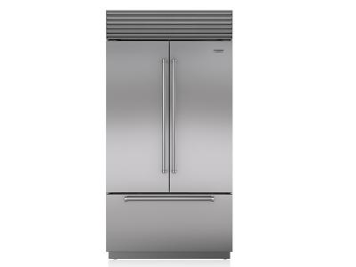 42" SUBZERO Built-In French Door Refrigerator/Freezer with Internal Dispenser - BI-42UFDID/S/TH