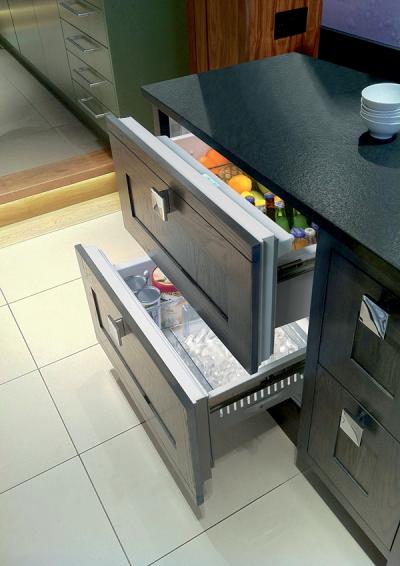 36" SUBZERO  Refrigerator and Freezer Drawers with Ice Maker - Panel Ready - ID-36CI