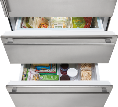36" SUBZERO Integrated Over-and-Under Refrigerator Internal Dispenser - Panel Ready - IT-36RID-LH