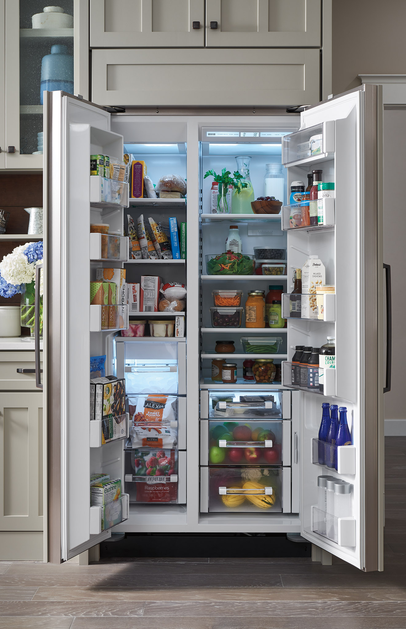 SubZero BI 36S O SUBZERO 36 Built In Side by Side Refrigerator Freeze