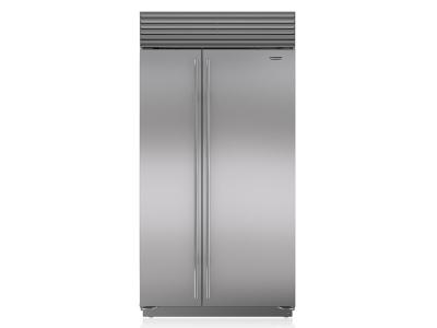  42" SUBZERO Built-In Side-by-Side Refrigerator/Freezer with Internal Dispenser - BI-42SID/S/TH