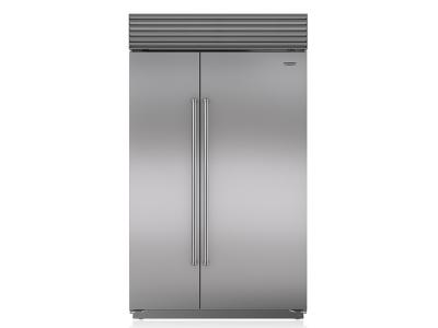 48" SUBZERO  Built-In Side-by-Side Refrigerator/Freezer with Internal Dispenser - BI-48SID/S/PH