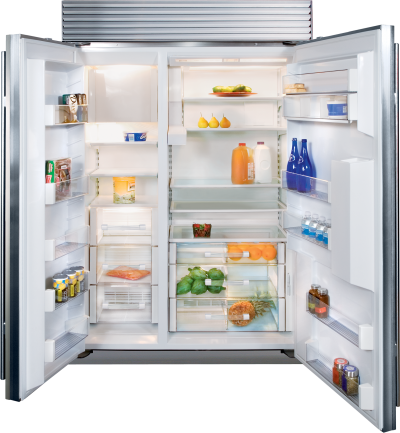 48" SUBZERO Built-In Side-by-Side Refrigerator/Freezer with Dispenser - BI-48SD/S/PH