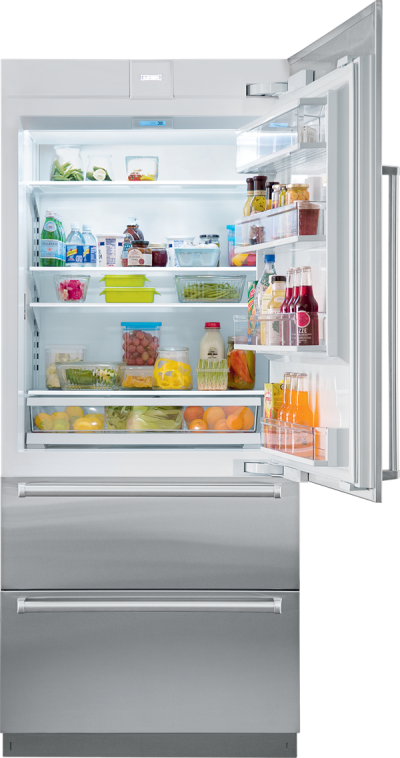 36" SUBZERO  Integrated Over-and-Under Refrigerator - Panel Ready - IT-36R-LH