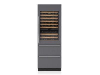30" SUBZERO  Integrated Wine Storage with Refrigerator Drawers - Panel Ready - IW-30R-RH
