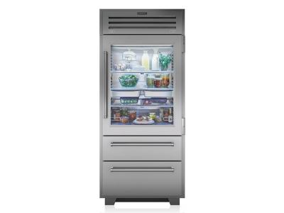 36" SUBZERO 36 PRO Built-In Bottom Freezer Refrigerator -  PRO3650G-LH