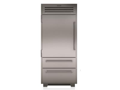 36" SUBZERO PRO Built-In Bottom Freezer Refrigerator - PRO3650-LH