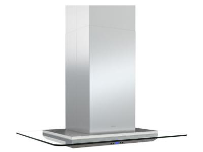 42" Zephyr Core Series Verona Island Mount Hood Stainless Steel With Glass Canopy- ZVNE42AG