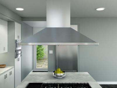 42" Zephyr Siena Pro Island Mount Chimney Range Hood - ZSLE42BS