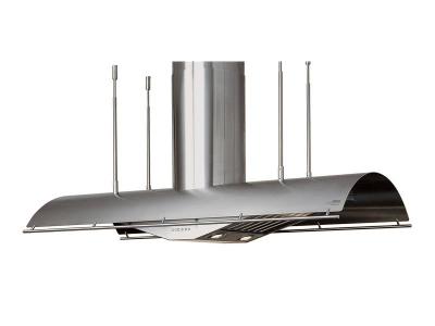 60" Zephyr Trapeze Island Mount Chimney Pro Range Hood - CTPE60BSX