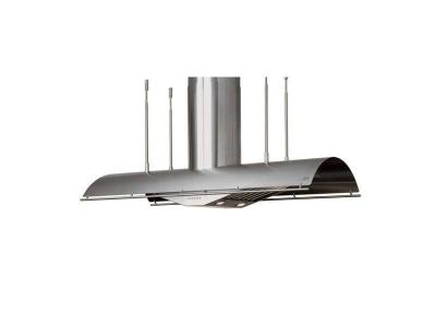 48" Zephyr Trapeze Island Mount Chimney Pro Range Hood  - CTPE48BSX