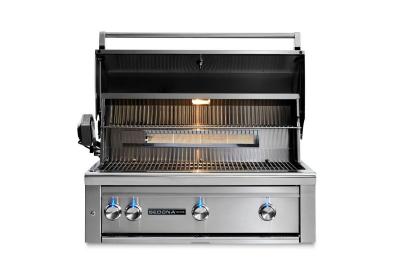 36" Sedona Built-in Grill With Rotisserie, Prosear Infrared Burner and Stainless Steel Burners - L600PSRLP