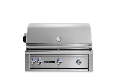36" Sedona Built-in Grill With Rotisserie, Prosear Infrared Burner and Stainless Steel Burners - L600PSRLP