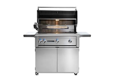 36" Sedona Freestanding Grill With Rotisserie, 1 Prosear Infrared Burner And 2 Stainless Steel Burners - L600PSFRLP
