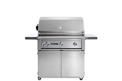 36" Sedona Freestanding Grill With Rotisserie, 1 Prosear Infrared Burner And 2 Stainless Steel Burners - L600PSFRLP