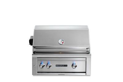 30" Sedona Built-in Grill With Rotisserie, 1 Prosear Infrared Burner And 1 Stainless Steel Burner - L500PSRLP