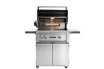 30" Sedona Freestanding Grill With Rotisserie, 1 Prosear Infrared Burner And 1 Stainless Steel Burner - L500PSFRNG