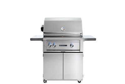 30" Sedona Freestanding Grill With Rotisserie, 1 Prosear Infrared Burner And 1 Stainless Steel Burner - L500PSFRNG