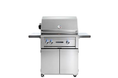 30" Sedona Freestanding Grill With Rotisserie, 1 Prosear Infrared Burner And 1 Stainless Steel Burner - L500PSFRLP