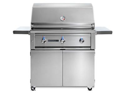 36" Sedona Freestanding Grill With 1 Prosear Infrared Burner And 2 Stainless Steel Burners - L600PSFNG