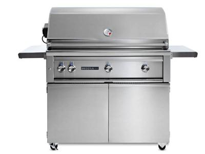 42" Sedona Freestanding Grill With Rotisserie, 3 Stainless Steel Burners And Rotisserie - L700FR