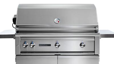 42" Sedona Freestanding Grill With Rotisserie, 3 Stainless Steel Burners And Rotisserie - L700FR