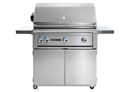 36" Sedona Freestanding Grill With 3 Stainless Steel Burners And Rotisserie - L600FR