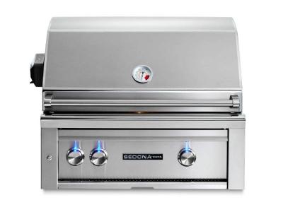 30" Sedona Built-in Grill With Rotisserie, 1 Prosear Infrared Burner And 1 Stainless Steel Burner - L500PSR