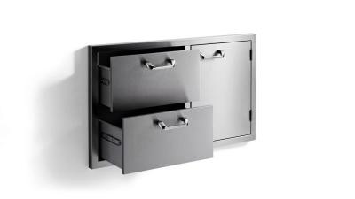 Sedona Double Drawer And Access Door Storage System - LSA636