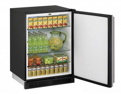 24" U-Line 1000 Series Solid Door Refrigerator - U1224RS00B