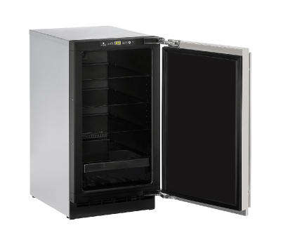 18" U-Line 2000 Series Solid Door Compact Refrigerator - U2218RINT00B