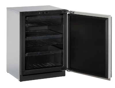 24" U-Line Modular 3000 Series Solid Door Built-In Compact Refrigerator - U3024RINT00B