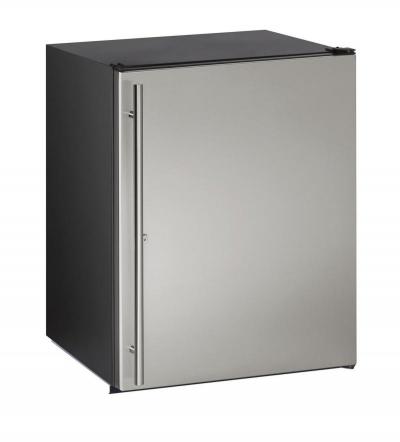 24" U-Line ADA Series Solid Door Compact Refrigerator - UADA24RB13B