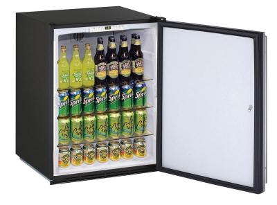 24" U-Line ADA Series Solid Door Compact Refrigerator - UADA24RS13B