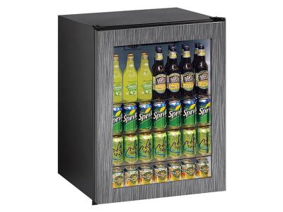 24" U-Line ADA Series Glass Door Compact Refrigerator - UADA24RGLINT00A